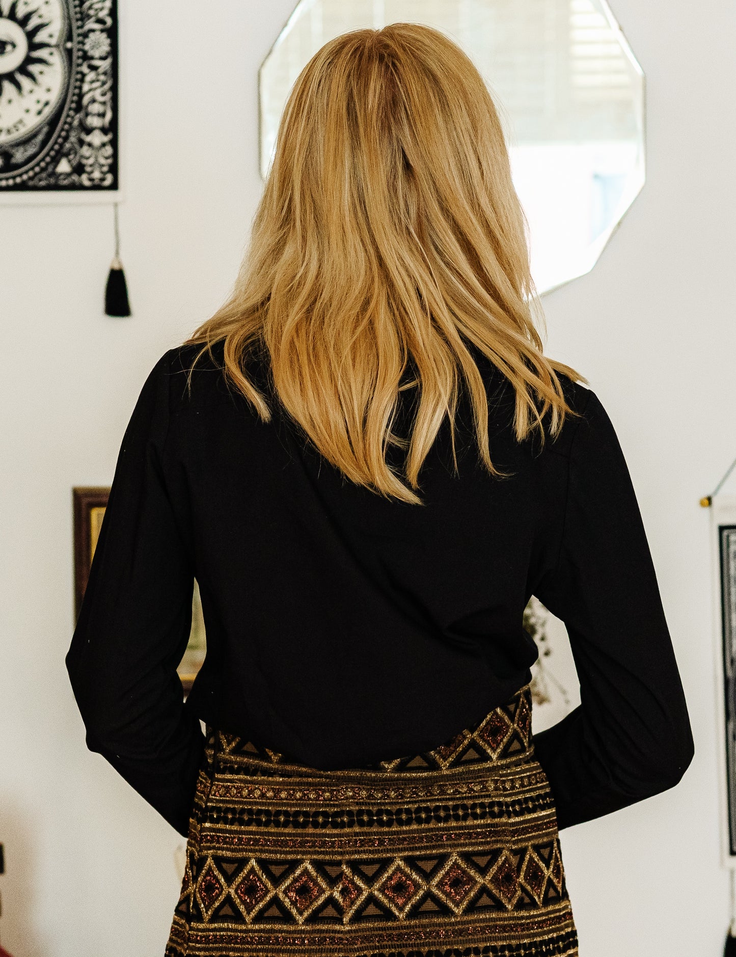 Vintage 70s Black Shirt