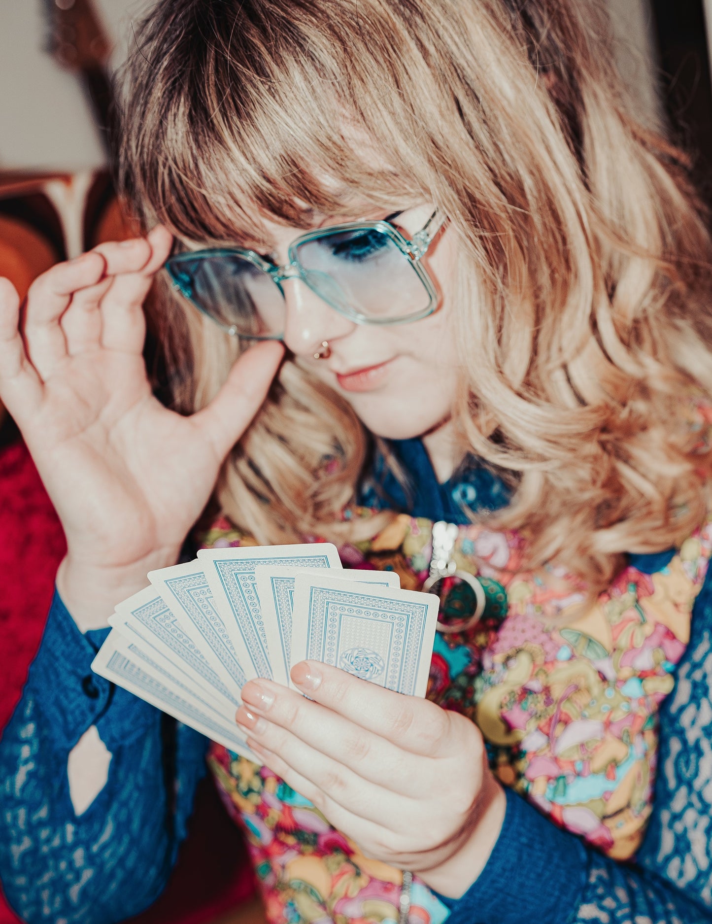 Magic Meadow Blue Monday Sunglasses