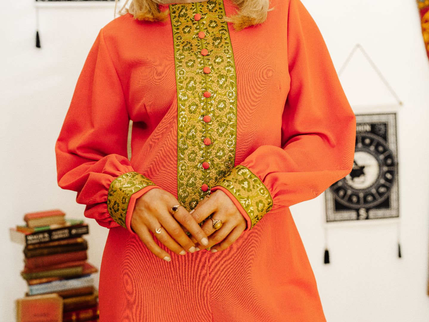 Vintage 60s Red Jumpsuit