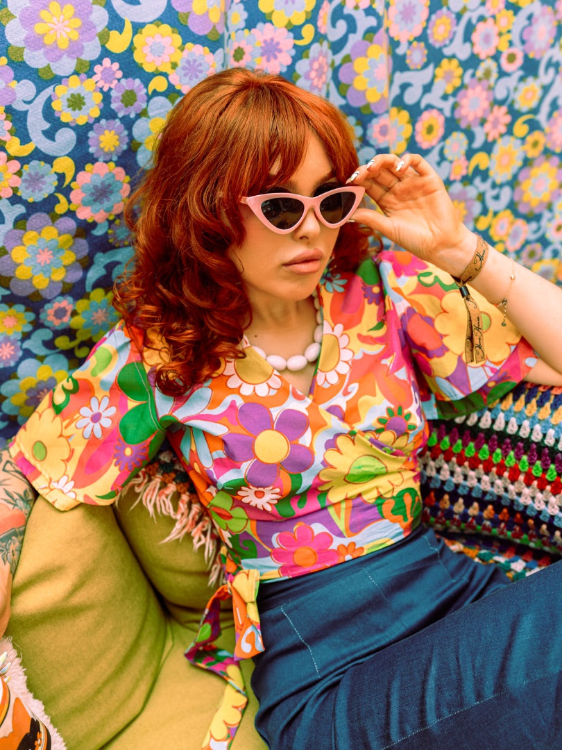 The Kitsch Inn Wrap Top