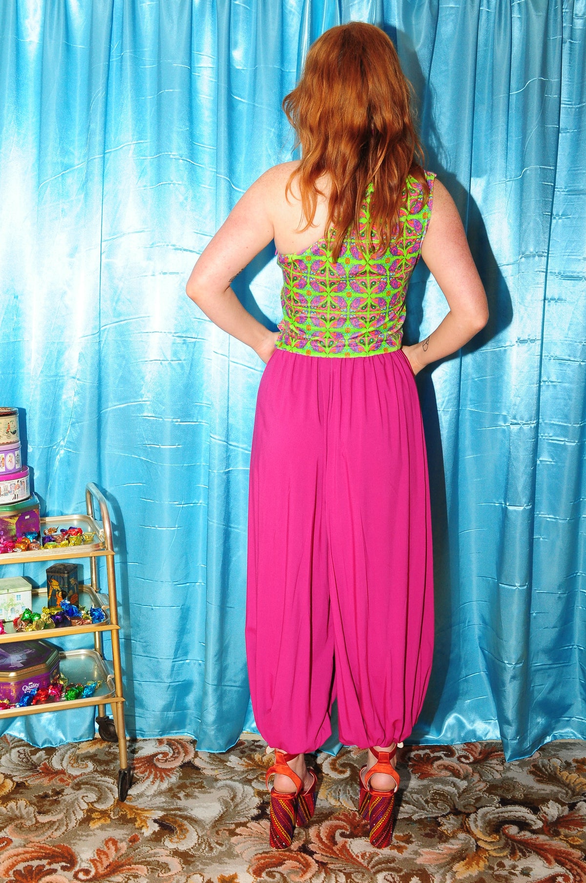 Strawberry Delight Balloon Trousers