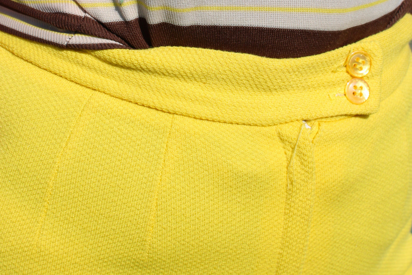 Vintage 70s Yellow Flares