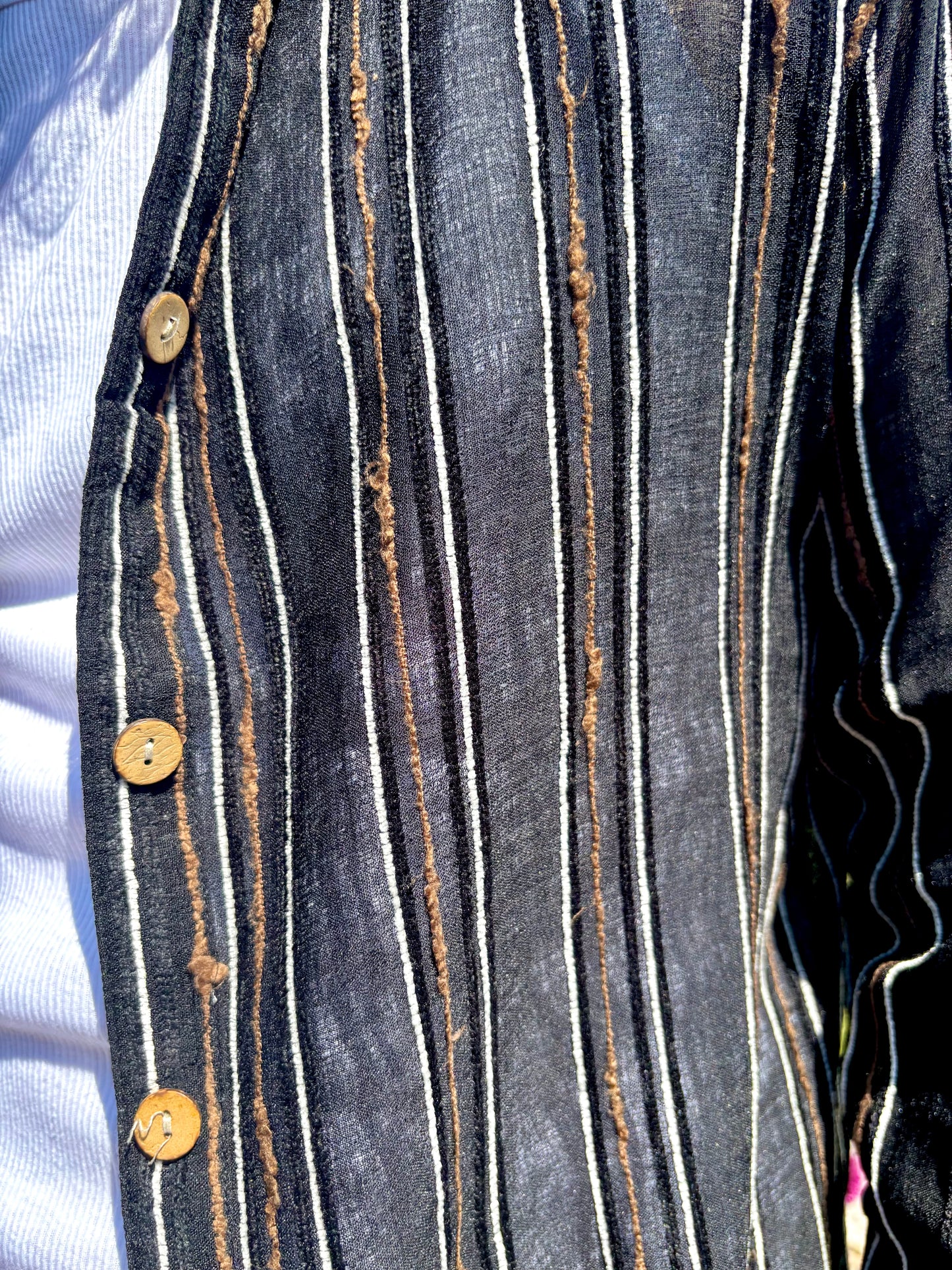 Vintage 90s Black Stripe Shirt