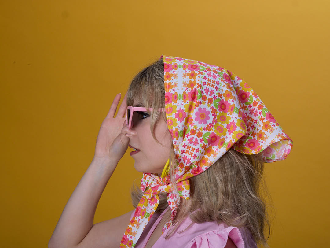 The Daisy Trail Head Scarf