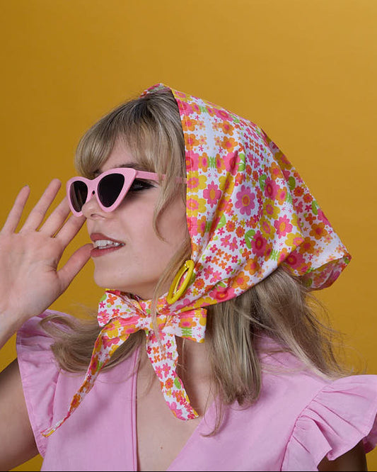 The Daisy Trail Head Scarf