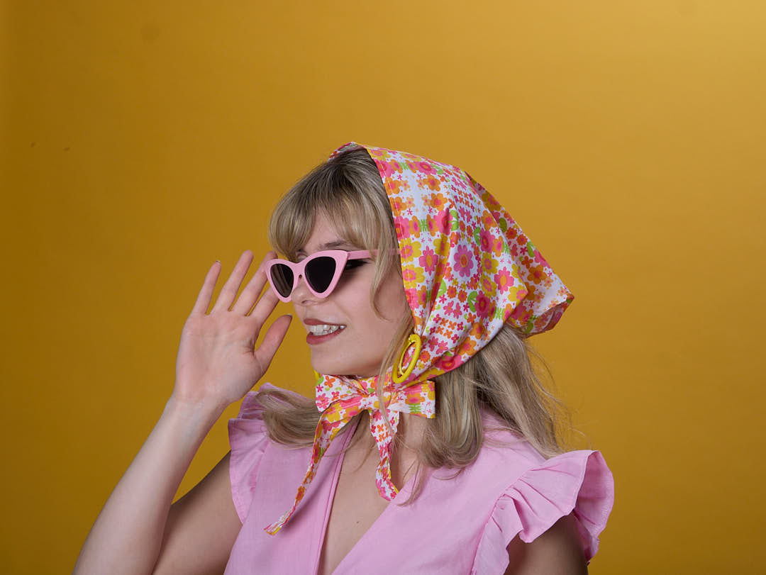 The Daisy Trail Head Scarf