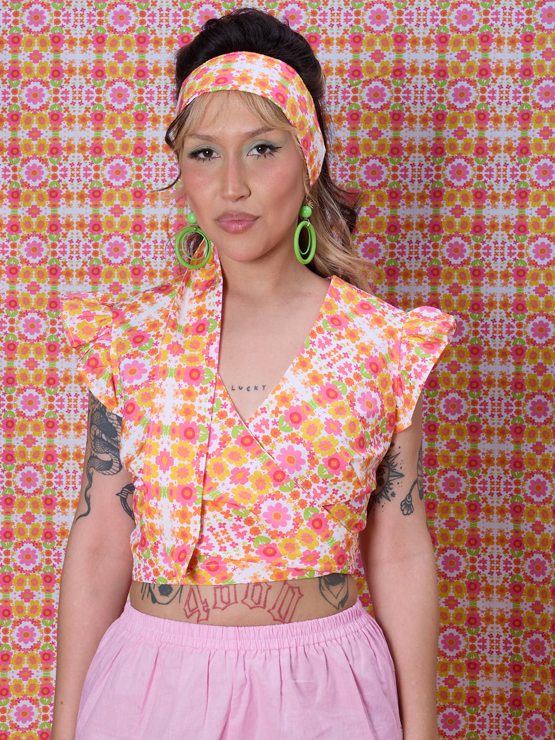 The Daisy Trail Wrap Top