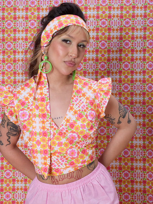 The Daisy Trail Skinny Scarf