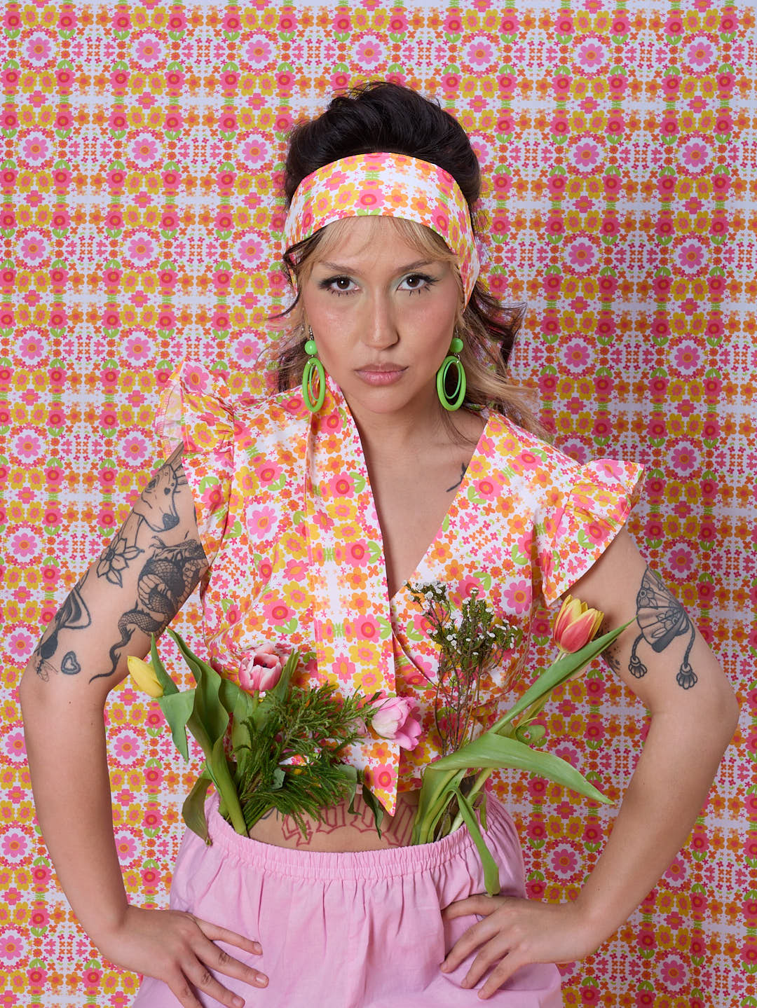 The Daisy Trail Skinny Scarf