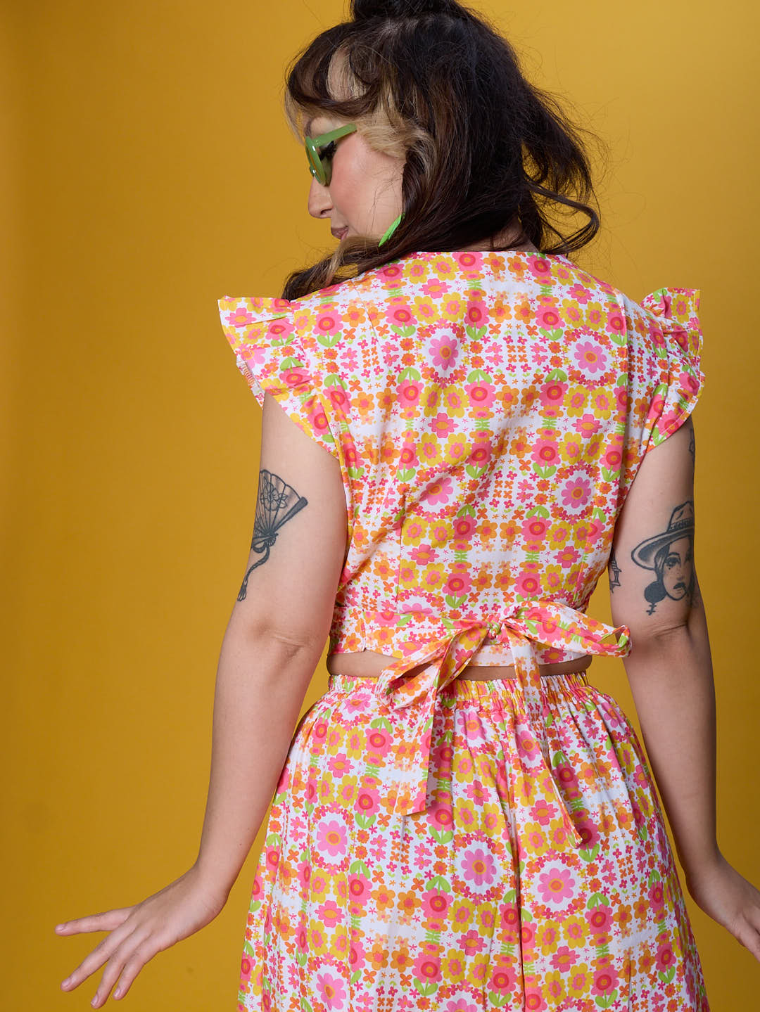 The Daisy Trail Wrap Top