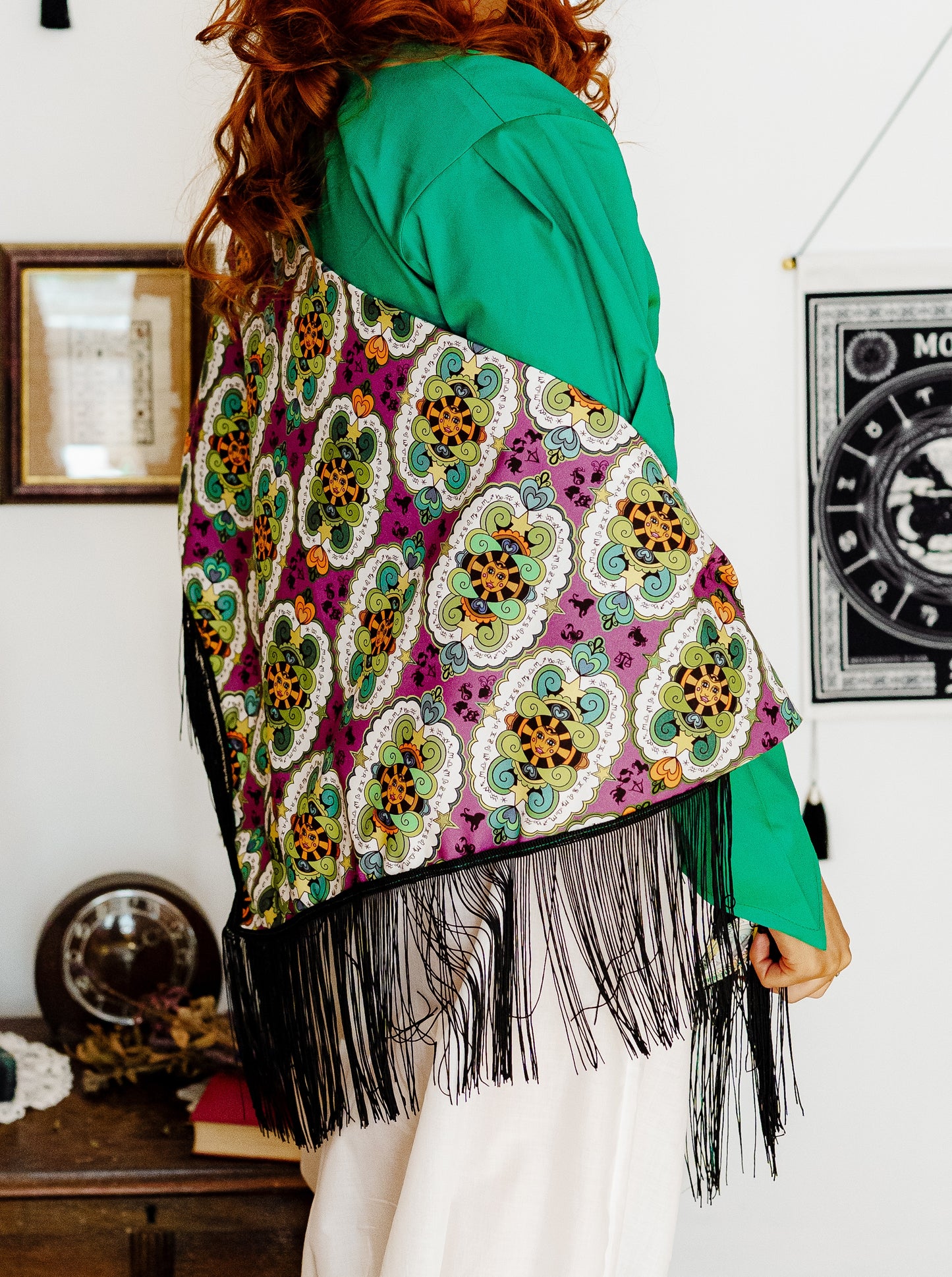 Castle Crowley Fringe Shawl