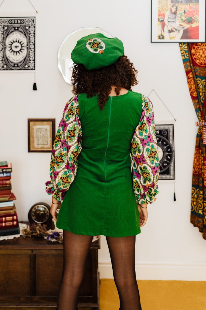 Castle Crowley Green Mini Dress