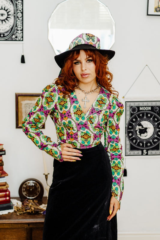 Castle Crowley Wrap Top