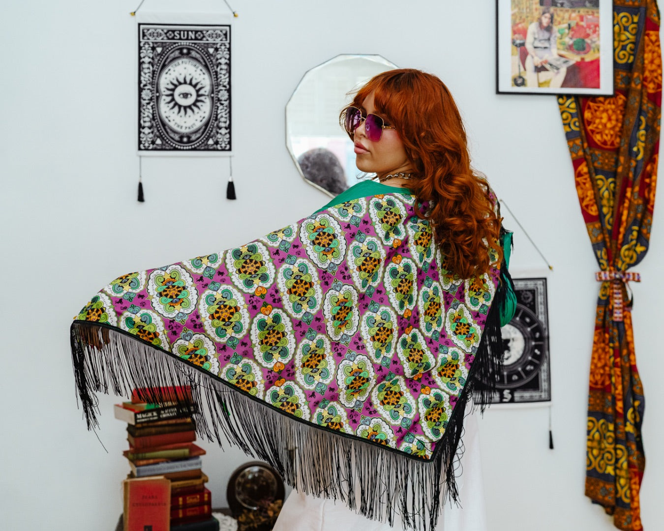 Castle Crowley Fringe Shawl