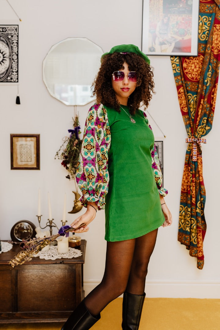 Castle Crowley Green Mini Dress