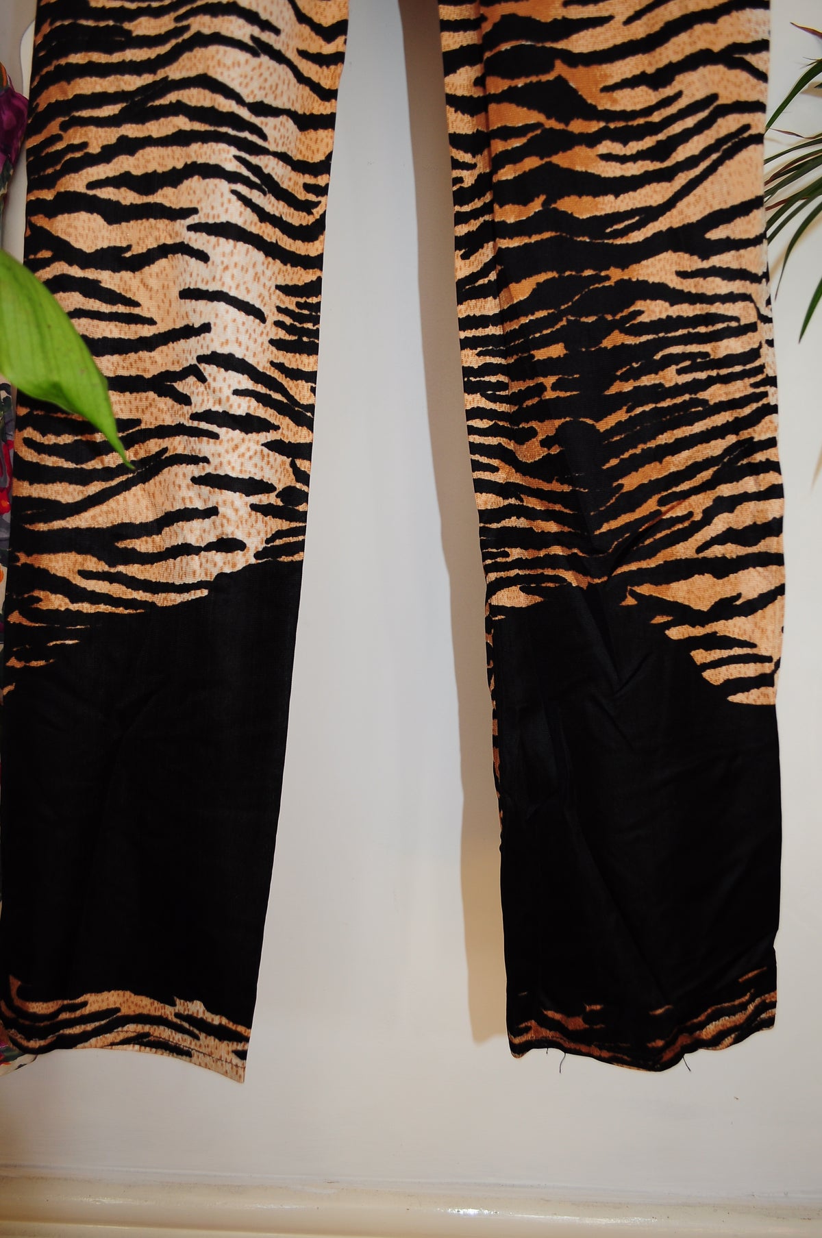 Vintage 70s Tiger Print Two Piece