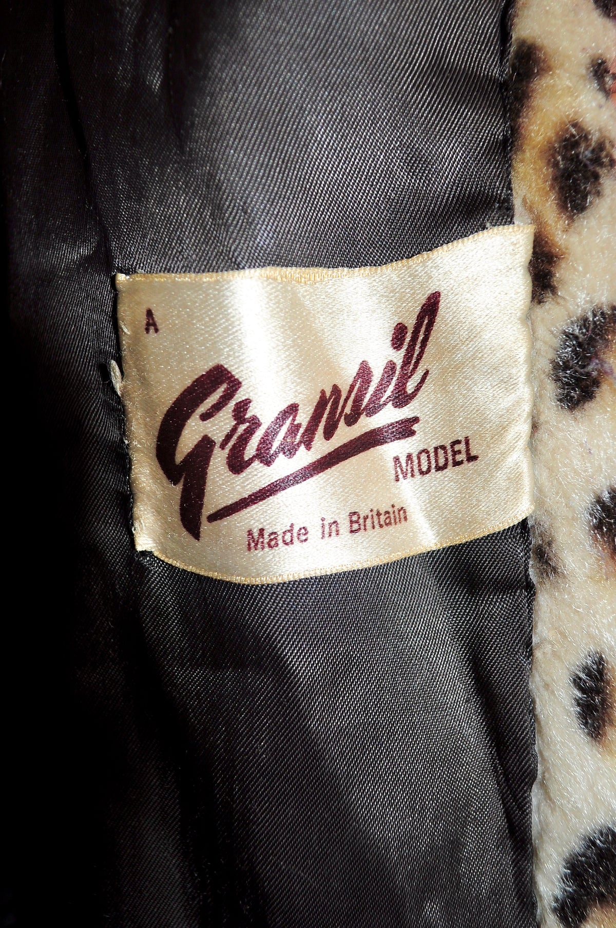 Vintage 60s Leopard Print Faux Fur Coat