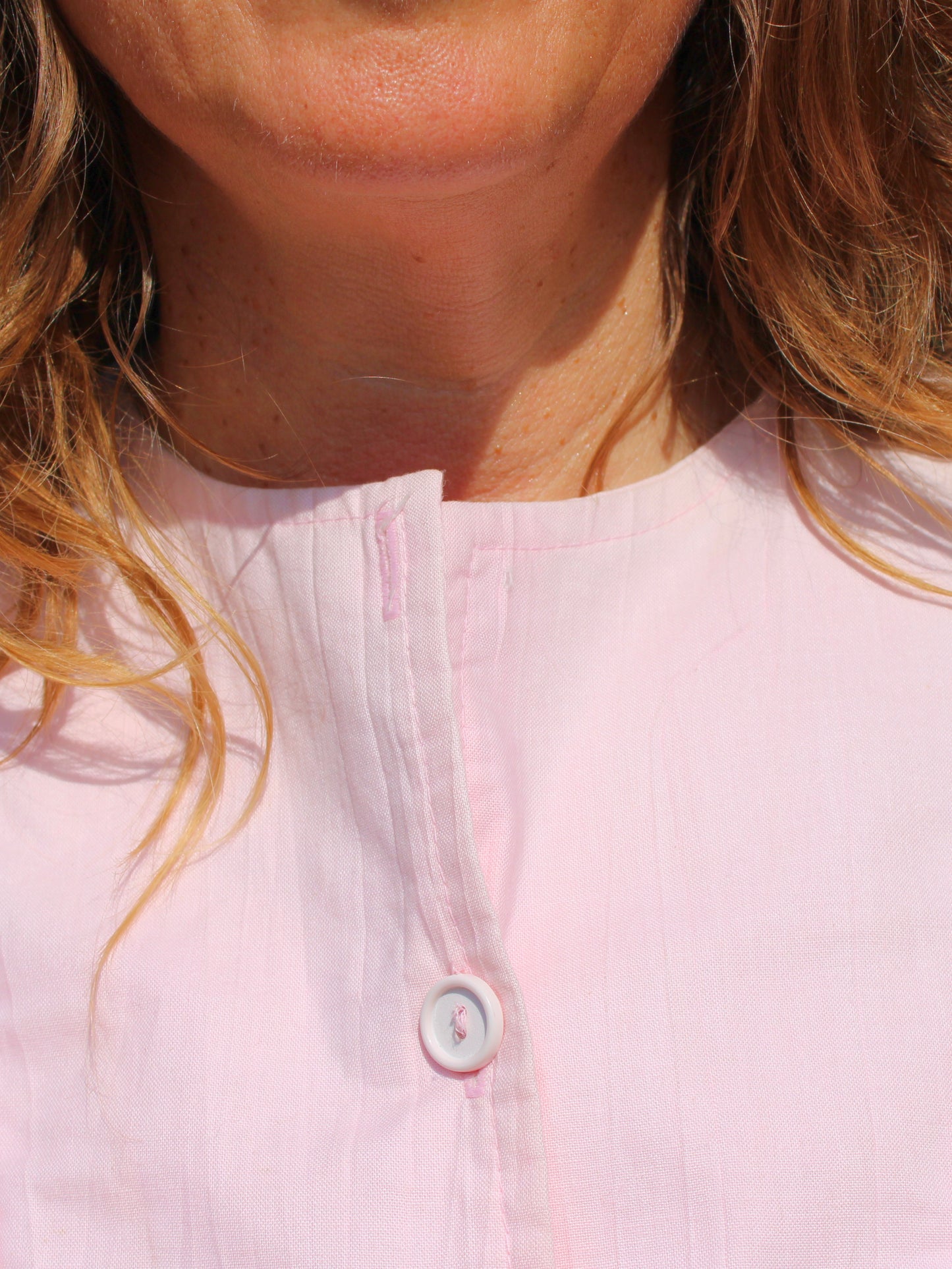 Vintage 80s Baby Pink Batwing Jumpsuit