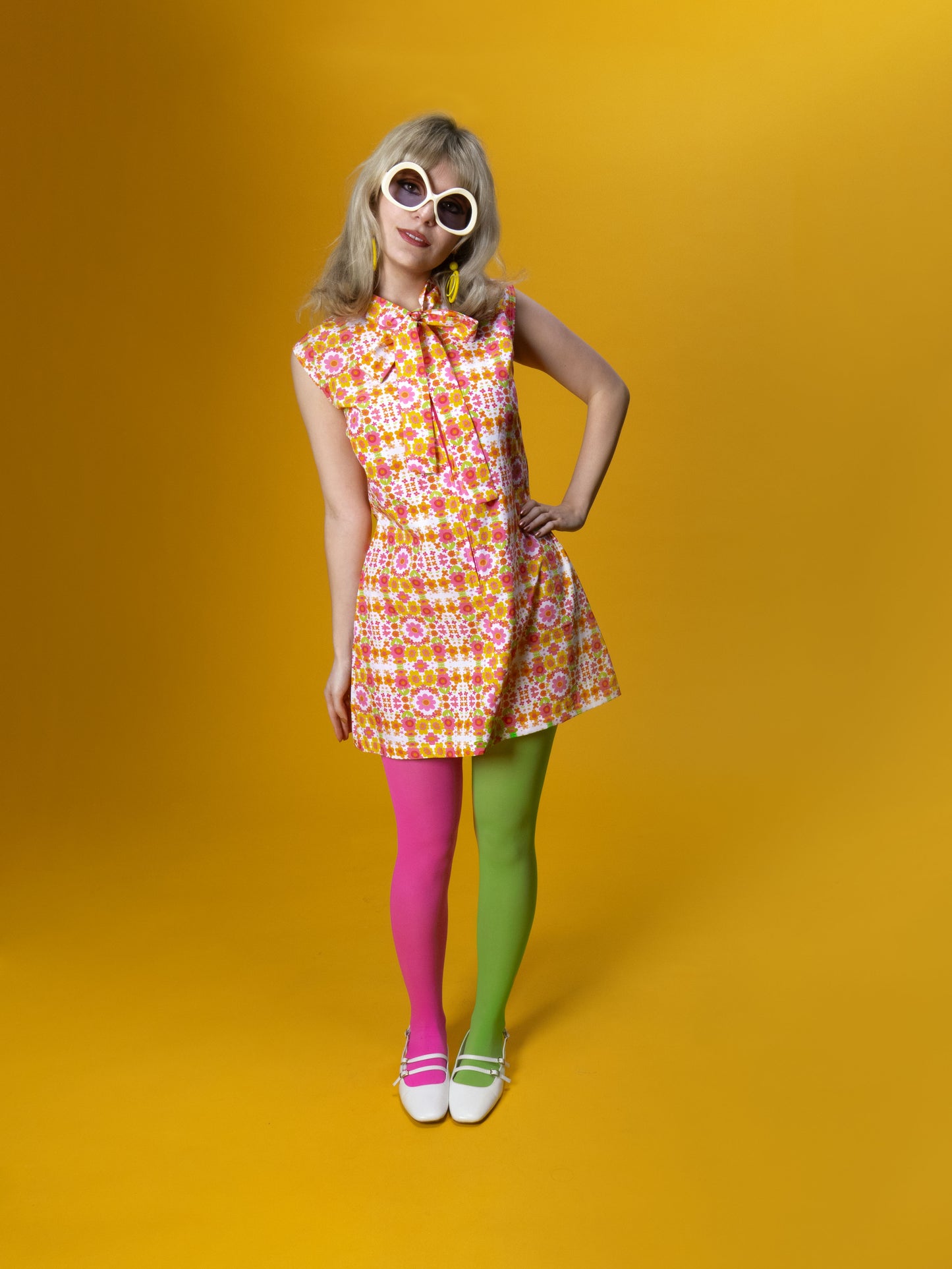 The Daisy Trail Bow Mini Dress