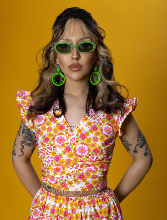 The Daisy Trail Wrap Top