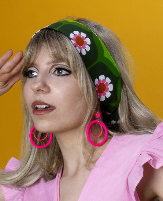 The Daisy Trail Pink Loop Earrings